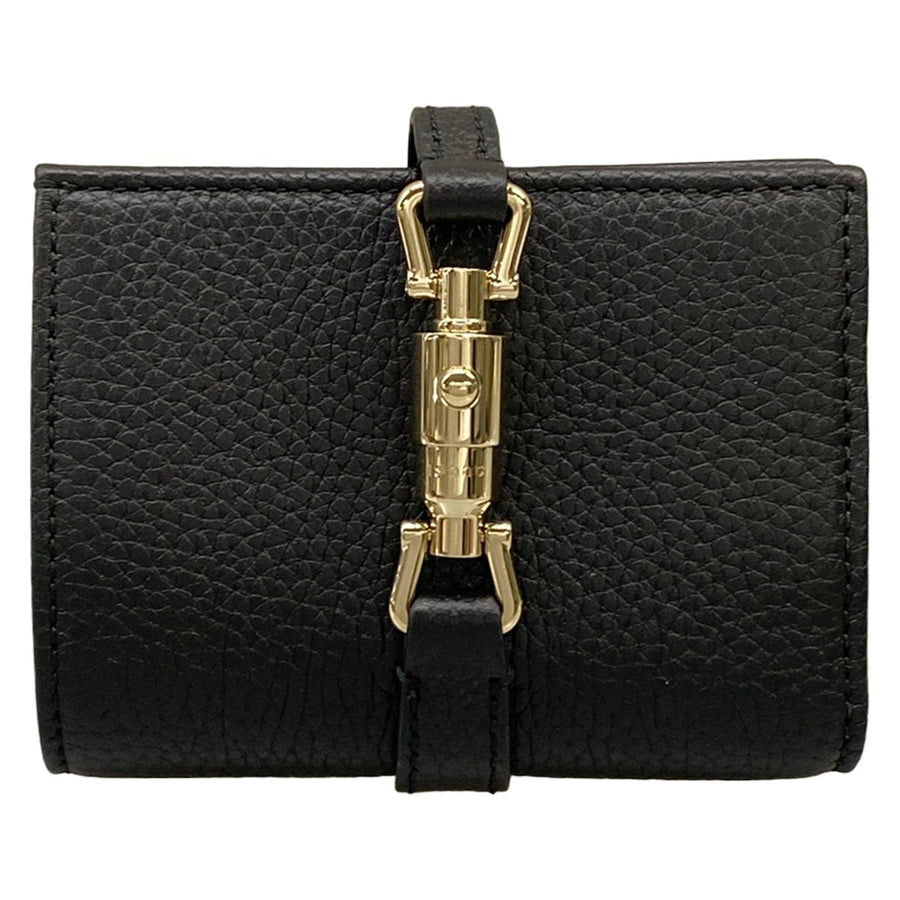 Gucci Jackie Black Silver Leather