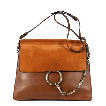 Chloe Faye Shoulder Bag Leather Medium