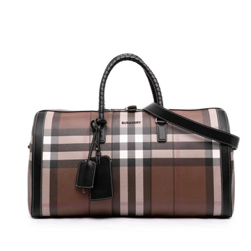 Burberry Giant Check Coated Canvas