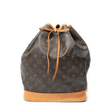 Louis Vuitton Noe Handbag Canvas Large