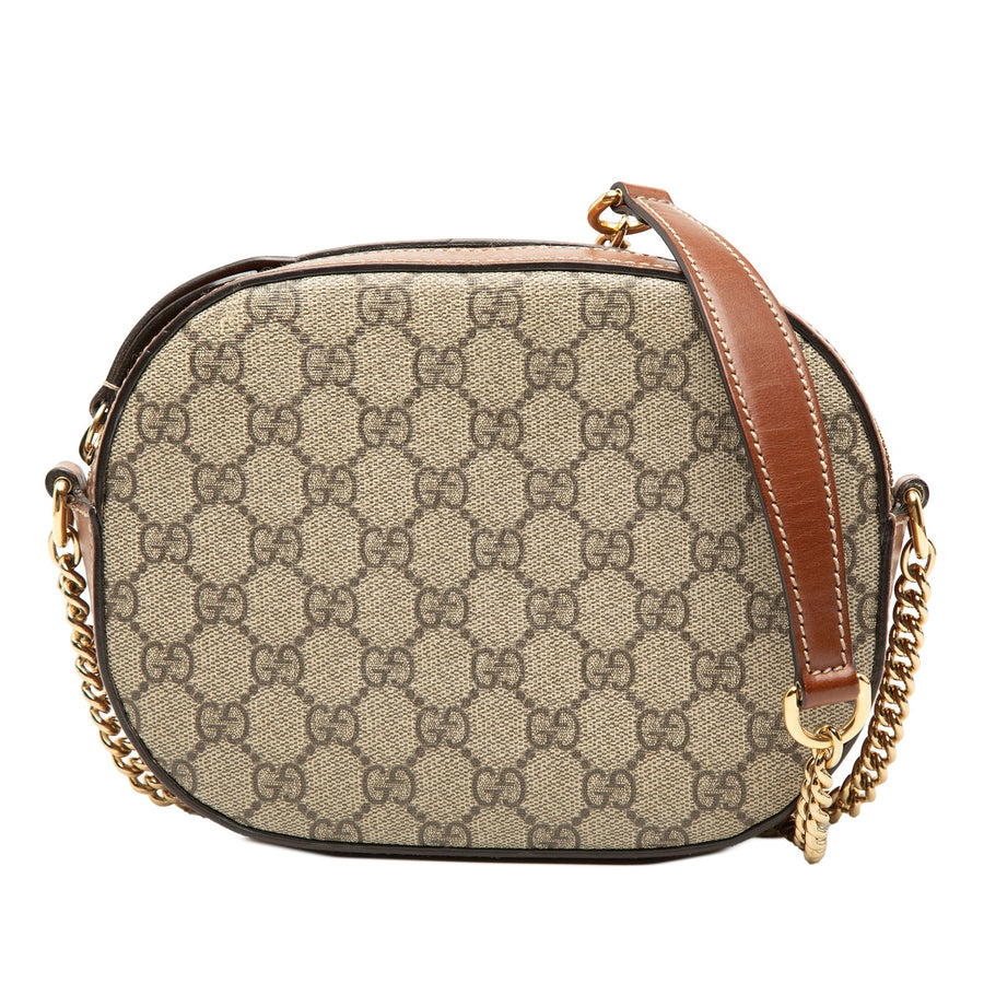 Gucci Mini Gg Supreme Chain Crossbody