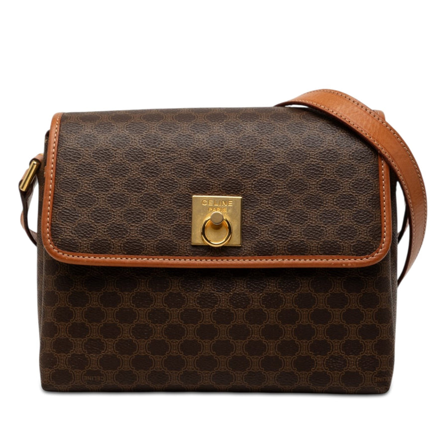 Celine Macadam Coated Canvas Crossbody