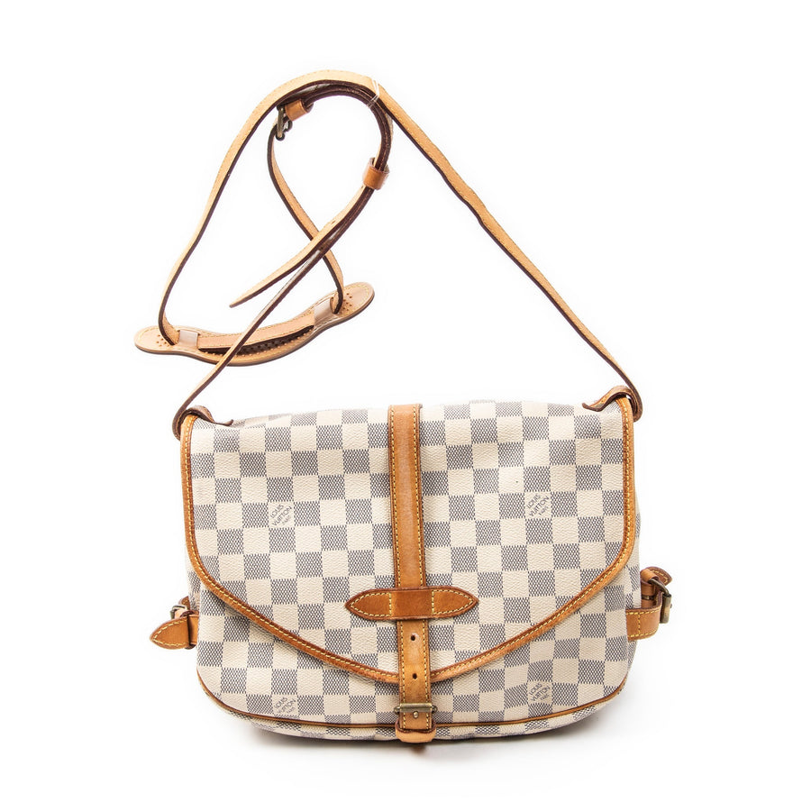 Louis Vuitton Saumur Handbag Damier 30