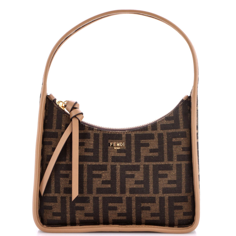 Fendi Fendessence Hobo Zucca Canvas Mini