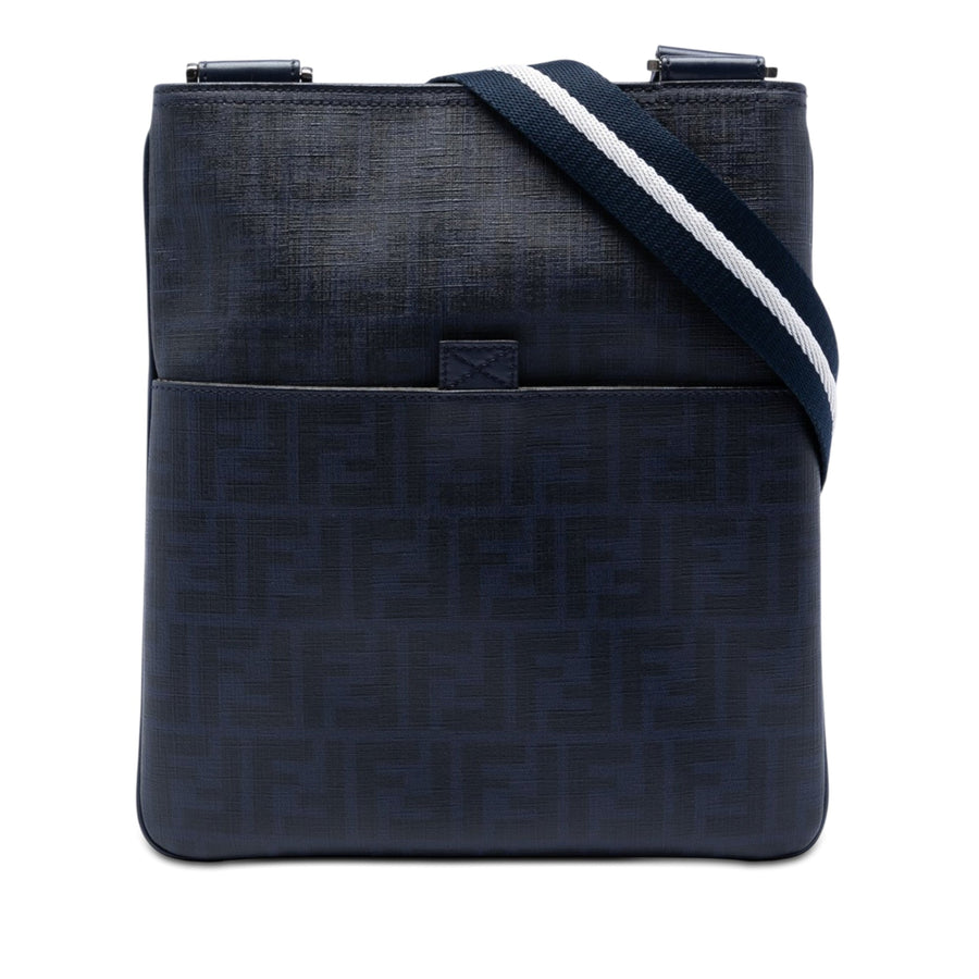 Fendi Front Pocket Messenger Bag Zucca