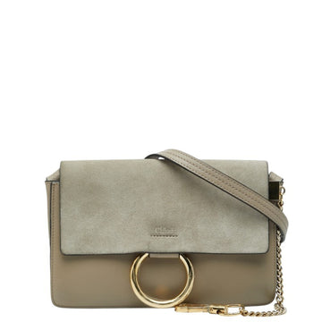 Chloe Faye Shoulder Bag Leather And