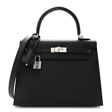 Hermes Epsom Kelly Sellier 25 Black