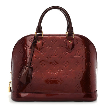 Louis Vuitton Vernis Alma Pm Rouge