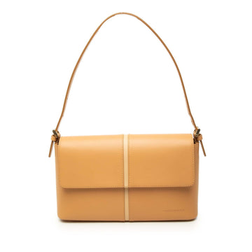 Burberry Leather Flap Shoulder Bag Pre-
