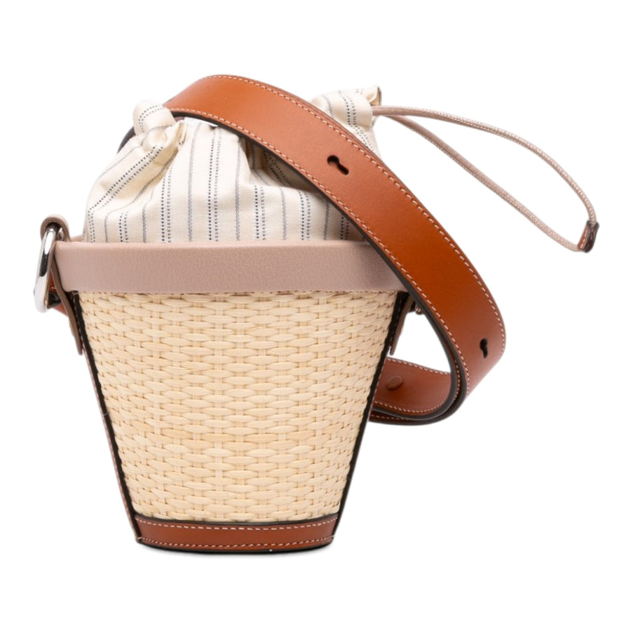 Maison Margiela Fire Woven Raffia Bucket