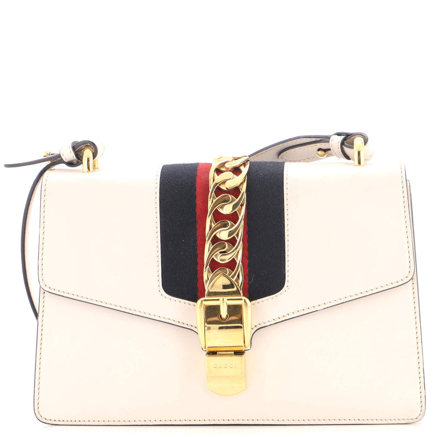 Gucci Sylvie Shoulder Bag Leather Small