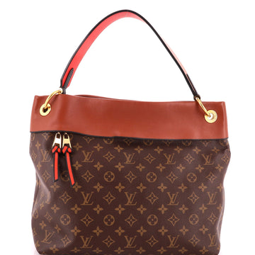 Louis Vuitton Tuileries Hobo Canvas With