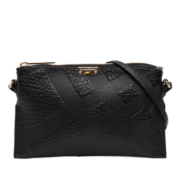 Burberry Small Grain Check Embossed