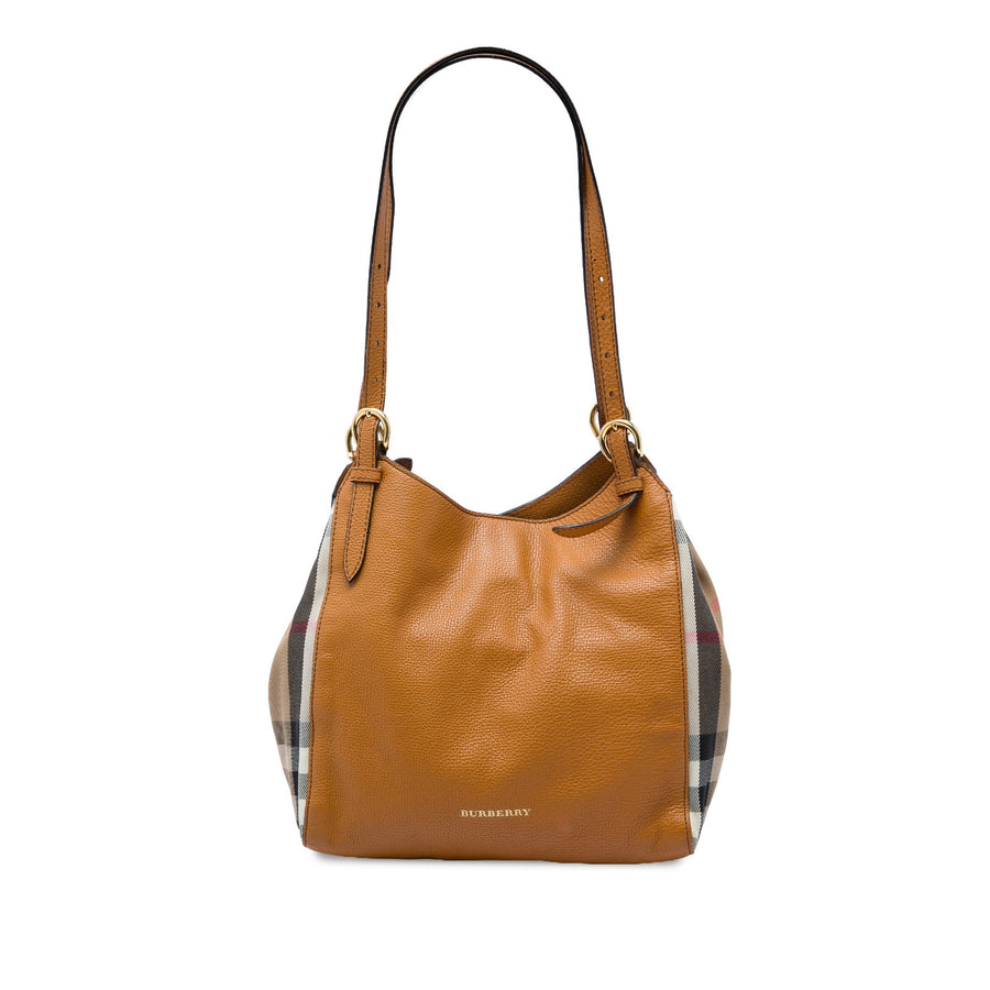 Burberry Small Derby Calfskin And House