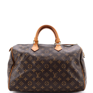 Louis Vuitton Speedy Handbag Canvas 35