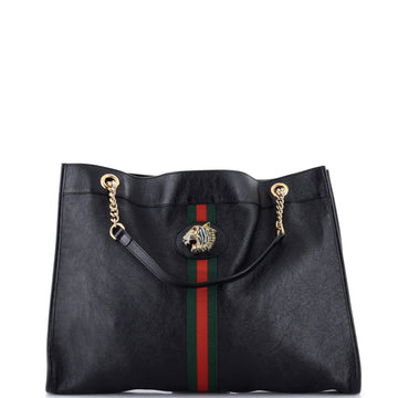 Gucci Rajah Chain Tote Leather Large