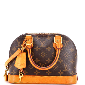 Louis Vuitton Alma Handbag Canvas Bb
