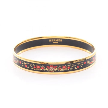Hermes Emaille Pm Bangle Bracelet Gold