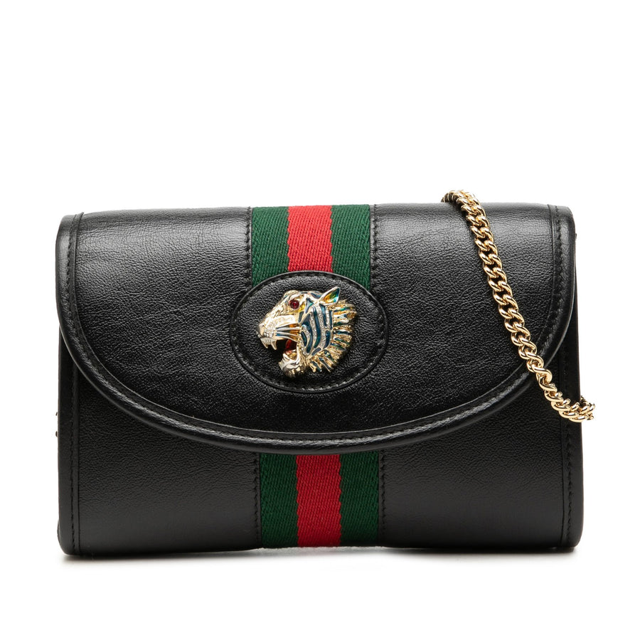 Gucci Mini Calfskin Rajah Web Chain
