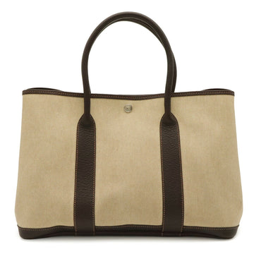 Hermes Garden Party Tote Toile And
