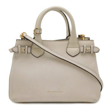 Burberry Banner Tote Leather And House
