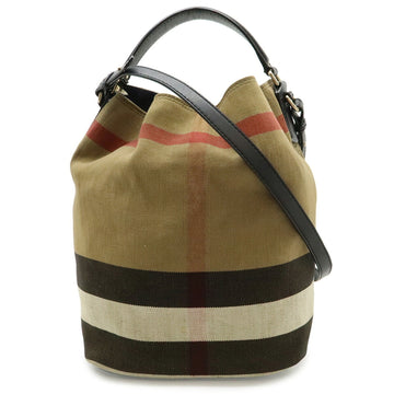 Burberry Ashby Bag House Check Canvas