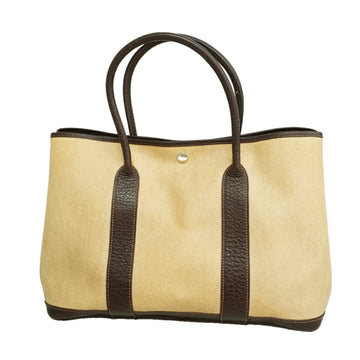 Hermes Garden Party Tote Toile And