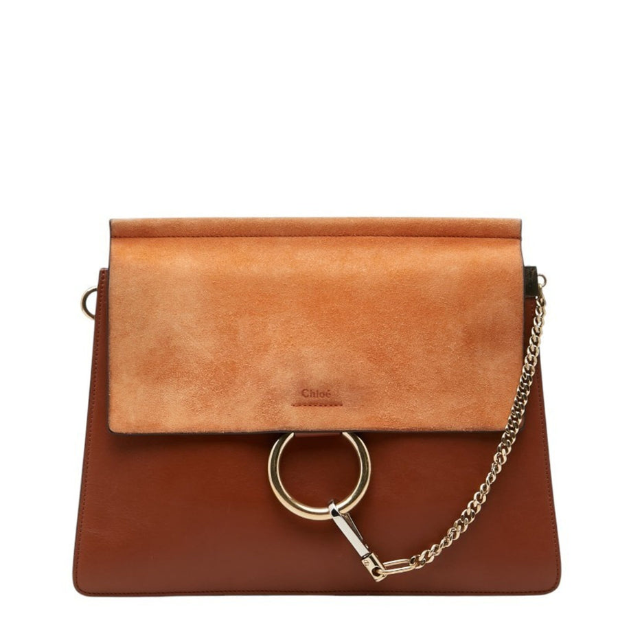 Chloe Faye Shoulder Bag Leather And