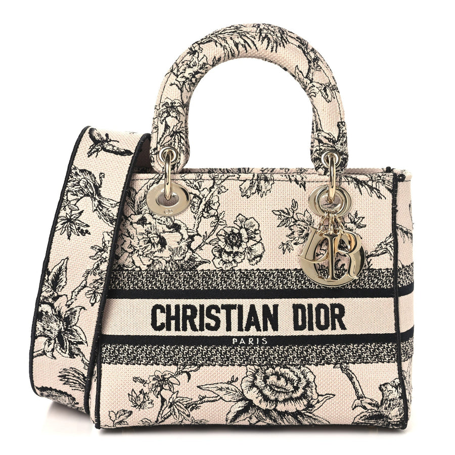 Christian Dior Canvas Embroidered Jardin