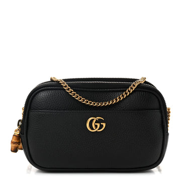 Gucci Pebbled Calfskin Super Mini Gg