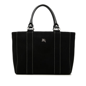 Burberry Canvas Tote Pre-Loved Black