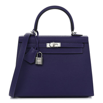 Hermes Epsom Kelly Sellier 25 Purple