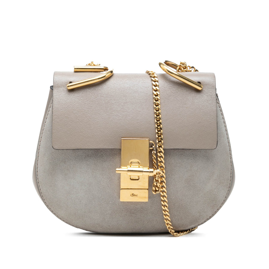 Chloé Mini Bicolor Suede And Calfskin