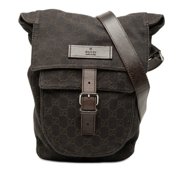 Gucci Gg Canvas Crossbody Pre-Loved Bag