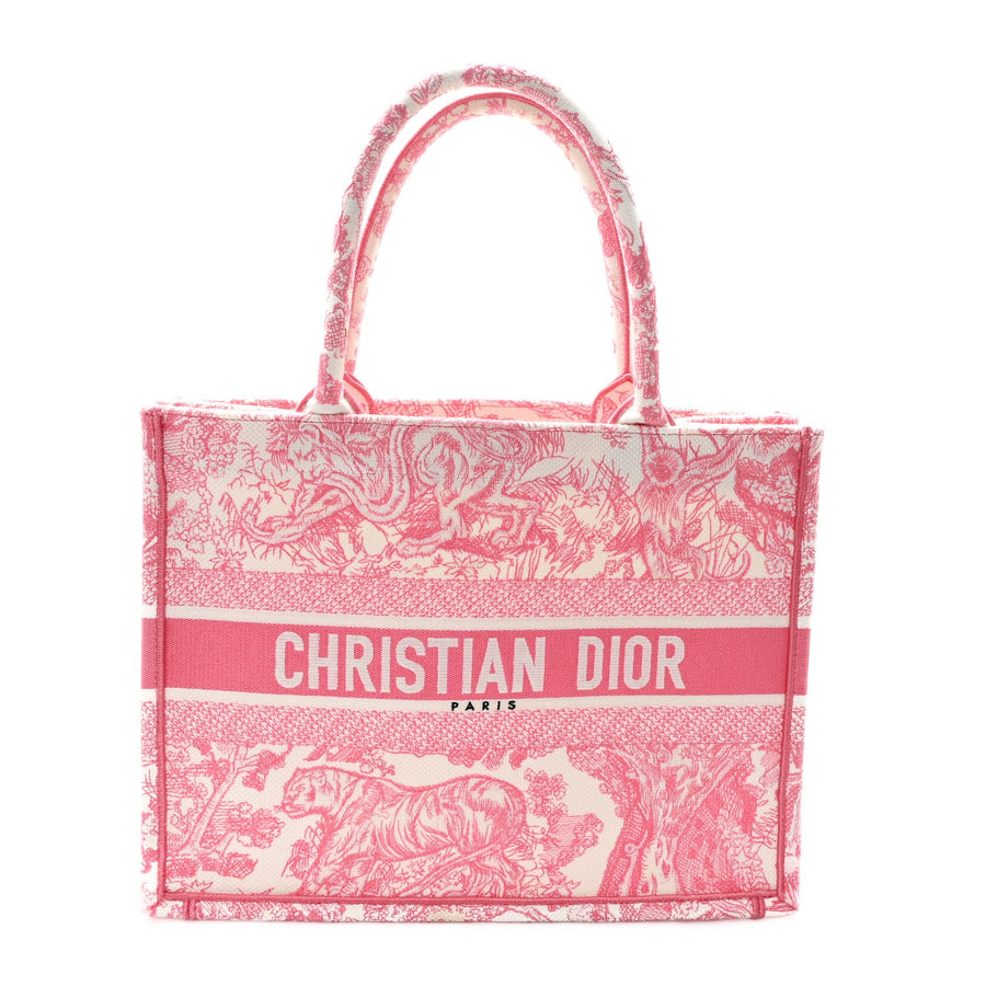 Christian Dior Canvas Embroidered Medium