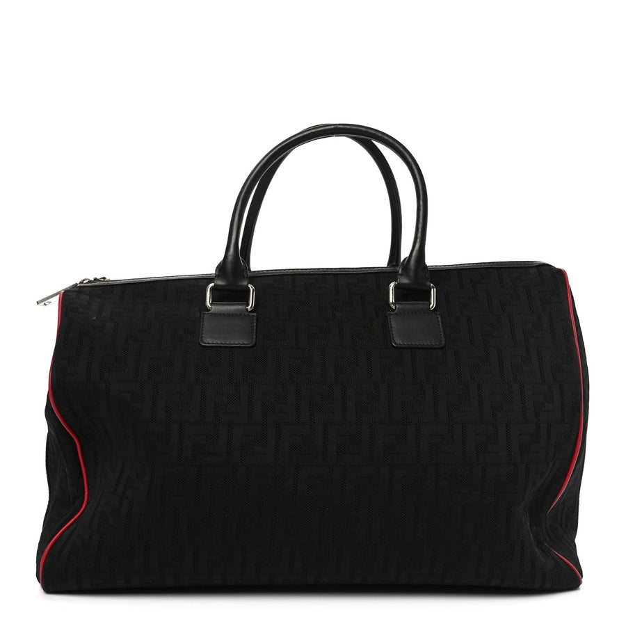 Fendi Mesh Ff Medium Weekender Black