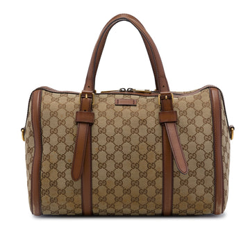 Gucci Medium Gg Canvas Lady Web Boston