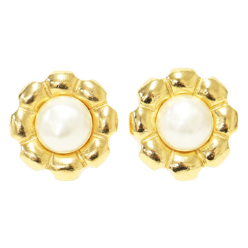 Chanel Clip-On Earrings Pearl