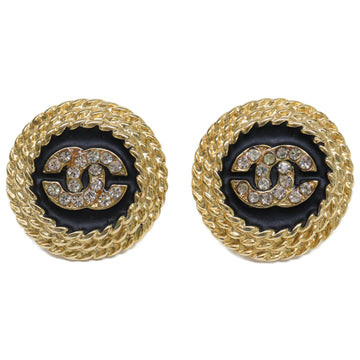 Chanel Cc Logo Clip-On Earrings Metal