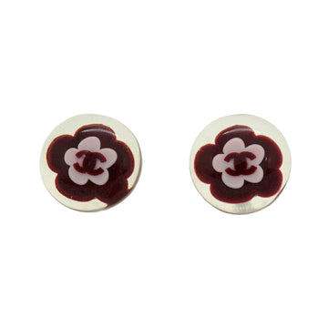 Chanel Cc Logo Earrings Silver-Tone
