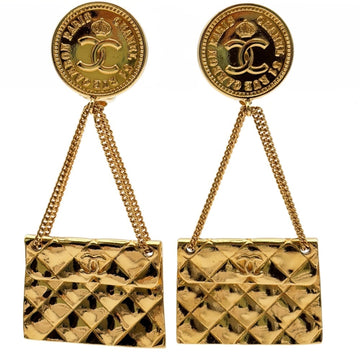 Chanel Cc Logo Clip-On Earrings Metal