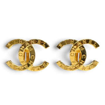 Chanel Cc Logo Clip-On Earrings Metal
