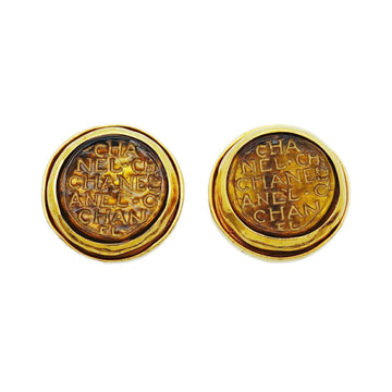 Chanel Cc Logo Circle Clip-On Earrings