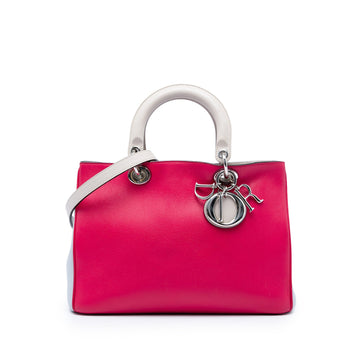 Dior Medium Tricolor Calfskin Issimo