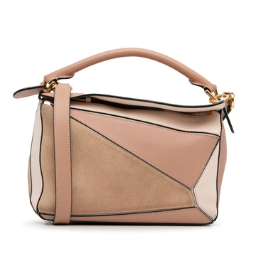 Loewe Small Tricolor Calfskin And Suede