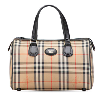 Burberry Haymarket Check Canvas Boston
