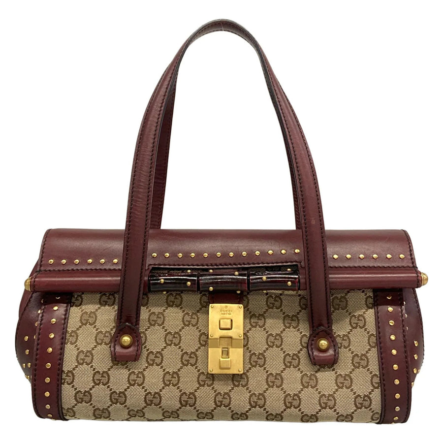Gucci Bamboo Bullet Beige Bordeaux