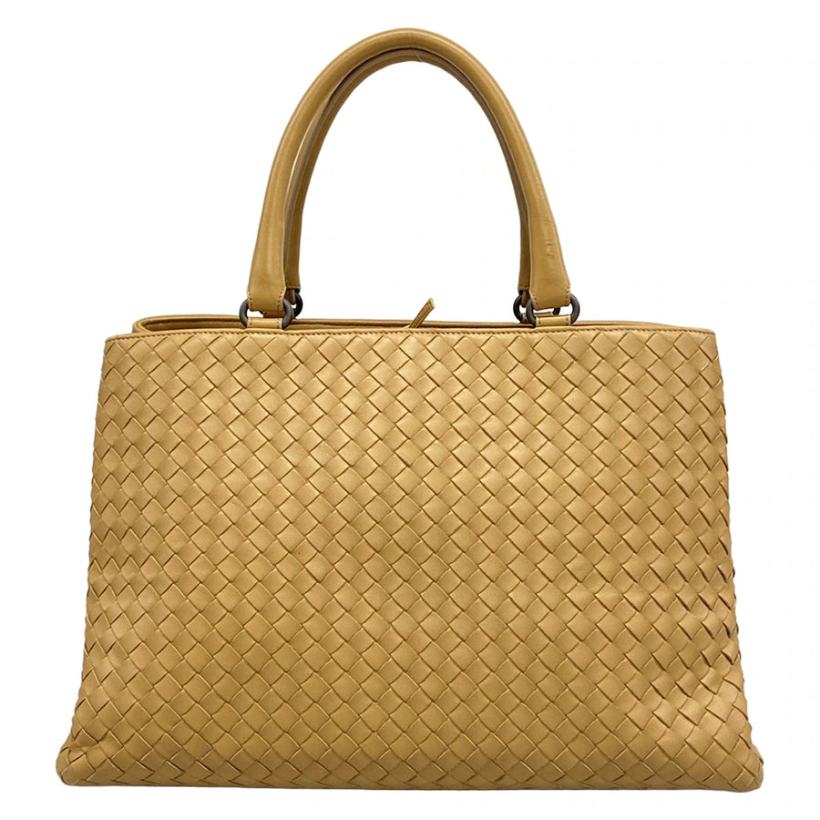 Bottega Veneta Arco Brown Leather Tote