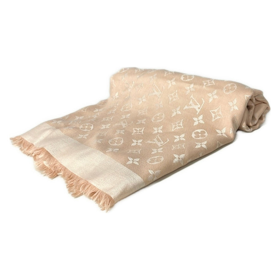 Louis Vuitton Shawl Denim Rose Scarf 60