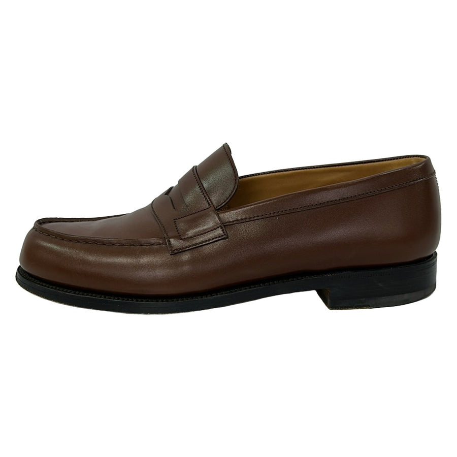 J.M. Weston Brown Leather Men's Shoes